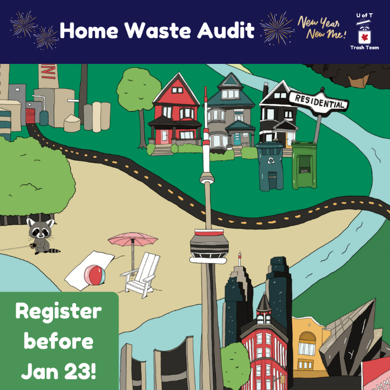 University of Toronto Home Waste Audit flyer (vertical)