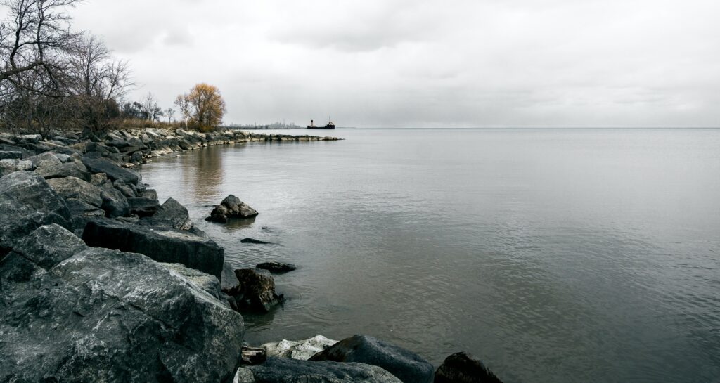 J.C. Saddington Park Mississuaga shoreline