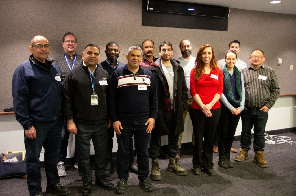 A group photo of ELC members and PPG staff at the GTAA March 2023 Site-visit. 