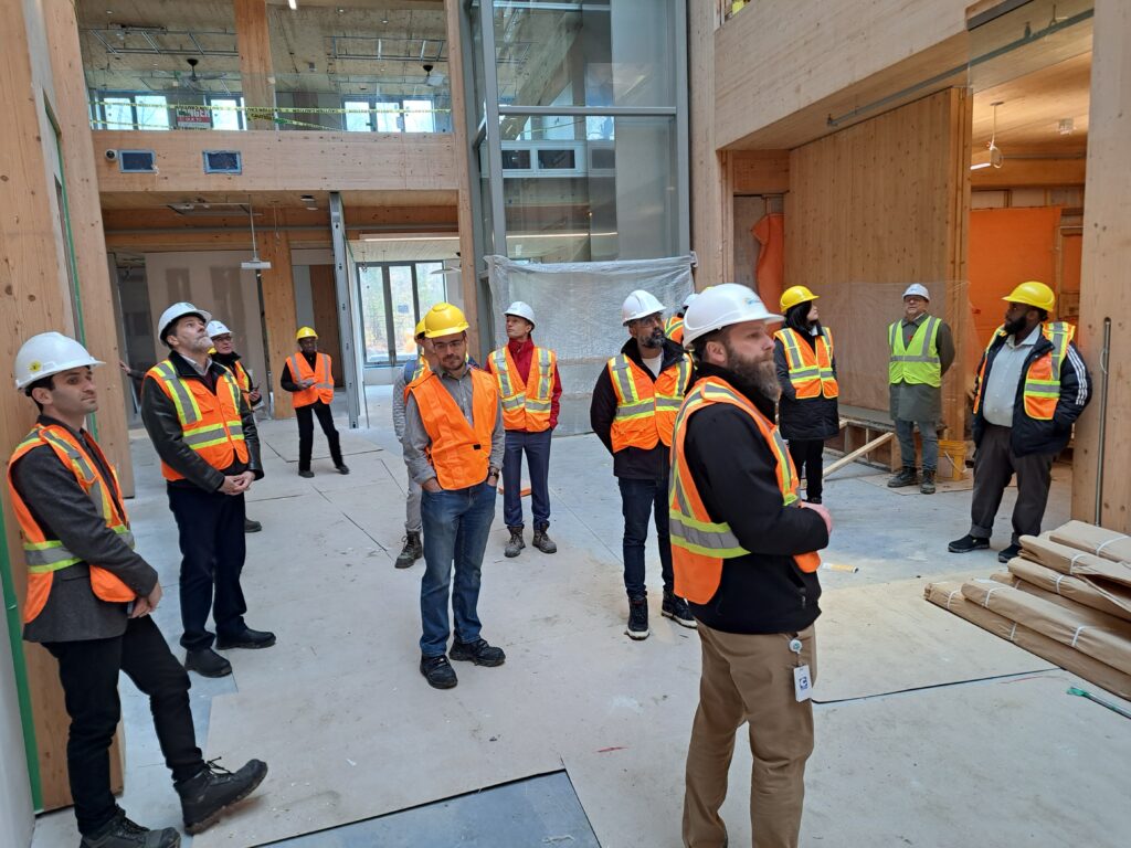 ELC participants and guests touring the new TRCA Head Office