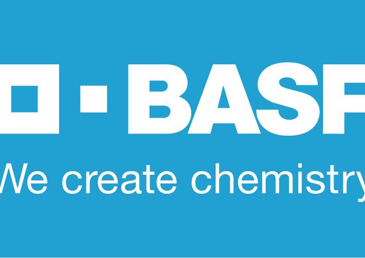 the BASF blue logo