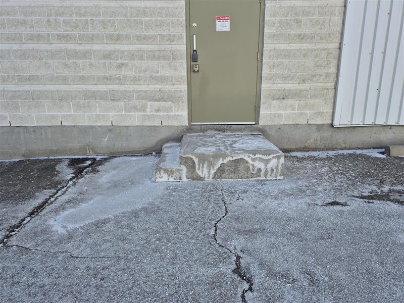 Over Salted Outdoor Steps